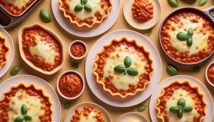 Lasagna repeated pattern