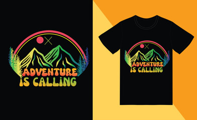 adventure is calling sublimation t-shirt