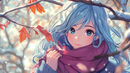 Warm Tea in Winter – Anime Manga Calm Moments