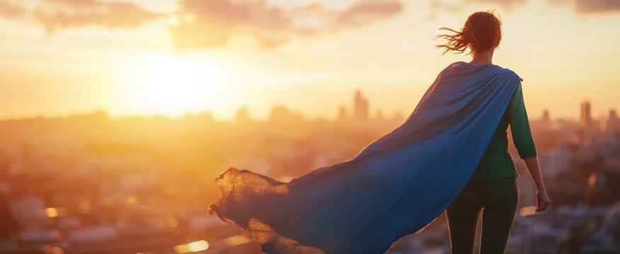 The Hero Against the Sunset