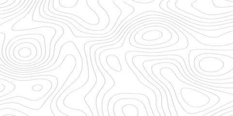 Topographic map background geographic line map with elevation assignments .abstract topographic vector white lines pattern. Modern design with White background with topographic wavy pattern design. 