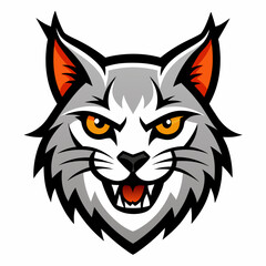 Lynx Mascot Logo Head Icon Vector Illustration - SVG Design for Cricut & Silhouette