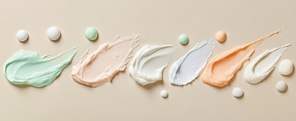 The Colorful Cream Swatches