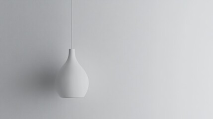 White pepper shaker suspended against a white backdrop Minimalist concept featuring a monochrome design 3D rendering