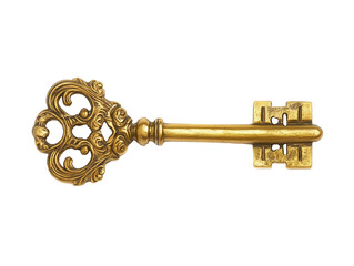 key isolated on white