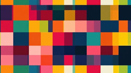 Color check pattern created using 2D rendering