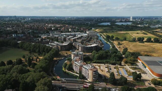 Aerial View of Hackney, London