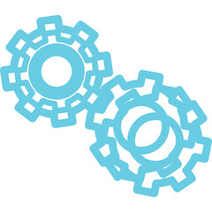 Single icon vector illustration blue