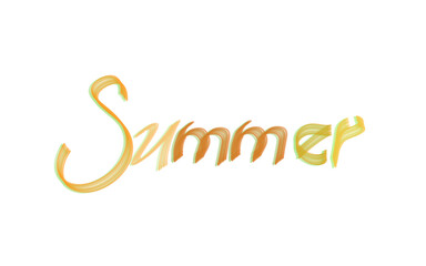 summer handwritten illustration