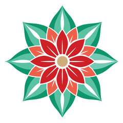 Flower pattern vector logo 16