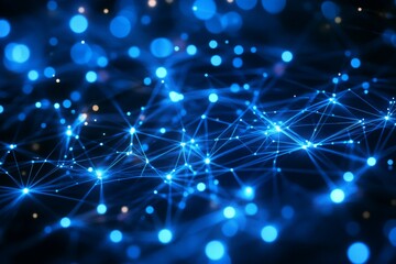 Fototapeta premium The Network of Collaboration, Remote Work and Collaboration Tools