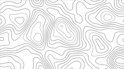 Topography vector background, banner. Imitation of a geographical map, contour lines. Modern design with topographic wavy pattern design.paper texture Imitation of a geographical map shades.Technology