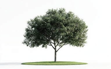 Obraz premium tree isolated stock photo on white background 