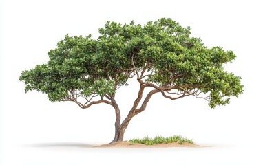 tree isolated stock photo on white background 