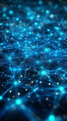 Obraz premium The Network of Collaboration, Remote Work and Collaboration Tools