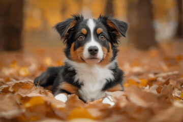 Australian shepherd puppy