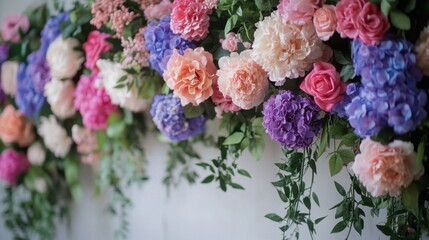Vibrant DIY Floral Arch Backdrop for Personalized Event