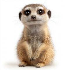 Fototapeta premium Meerkat Isolated