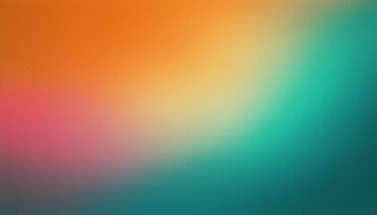 Vibrant Gradient Texture. Blend of Warm Orange and Soft Turquoise with Pink Accents, Creating a Smooth, Abstract Background Perfect for Design, Branding, or Creative Projects