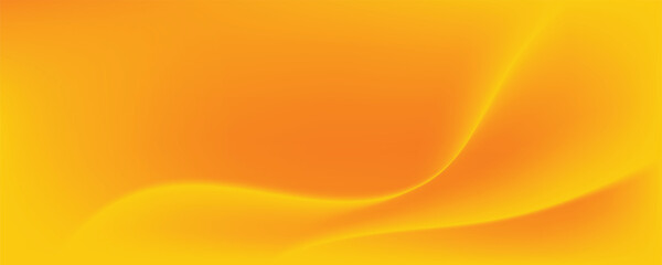 Abstract orange background with overlapping wavy lines.