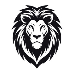 lion head mascot vector illustration 