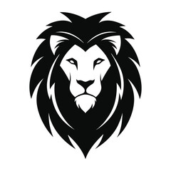 lion head mascot vector illustration 