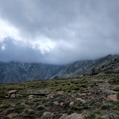 Fototapeta premium clouds over the mountains