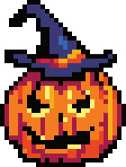 Pixelated Halloween Jack