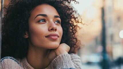 A candid shot of someone in a relaxed or thoughtful moment.