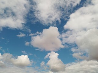 blue sky with clouds