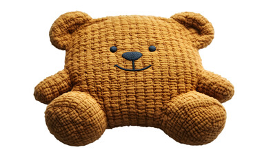 a close-up of a teddy bear. 