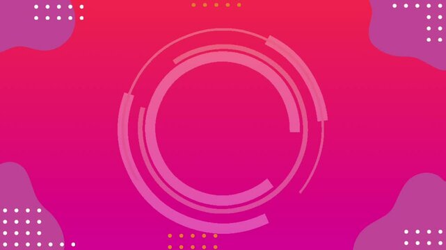 Animated simple pink background for video