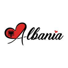 Albania Independence Day 28 November Map Flag Urime 28 Nëntori Dita e Pavarësisë Shqipëri Gëzuar