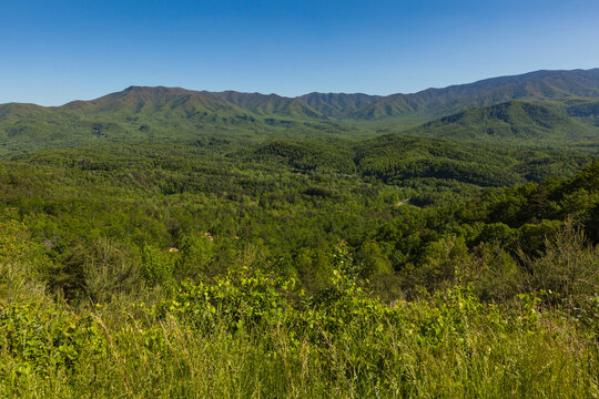 Foothills Parkway in Spring in East Tennessee