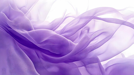 Obraz premium Abstract Purple Fabric Draped With Texture and Flowing Lines, Creating a Delicate and Dreamy Background for Design Projects.