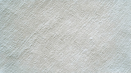 Obraz premium Close-up of a White Fabric with a Distinctive Woven Pattern