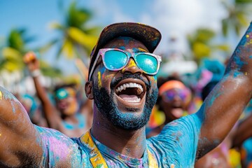 Trinidad and Tobago's vibrant J&acirc;&euro;&trade;ouvert celebration, where revelers cover themselves in paint and mud to kick off Carnival