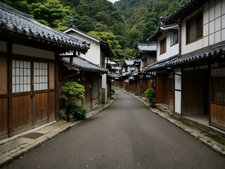 Gujo Hachiman townscape, Gifu Prefecture.