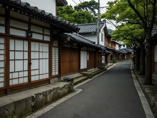 Gujo Hachiman townscape, Gifu Prefecture.