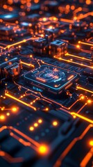 Obraz premium The Twin Network, Digital Twin Technology