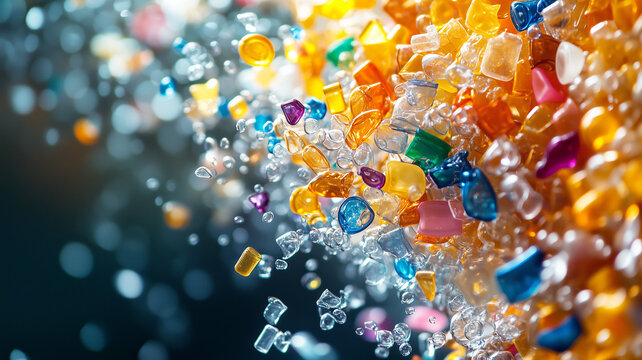 Cascading micro plastics.