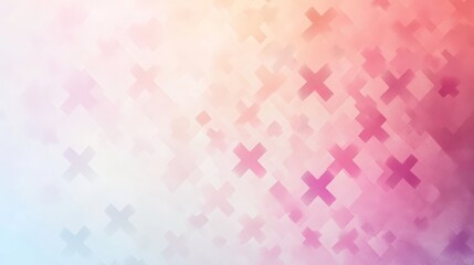 A vibrant abstract background with a gradient of pink, orange, and blue colors featuring a subtle cross pattern. This background is perfect for presentations, websites, or social media.