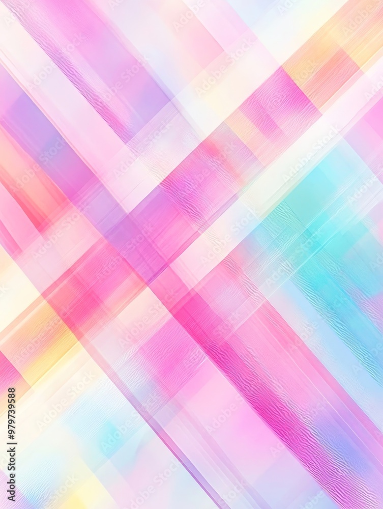 Wall mural a vibrant and abstract background featuring a colorful pastel gradient with intersecting lines, symb