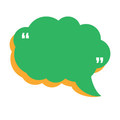 Speech bubble or chat bubble doodle design	