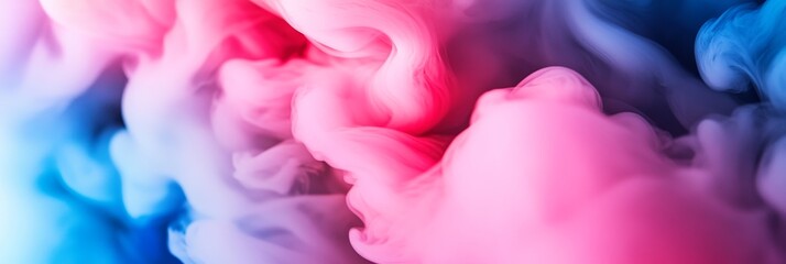 Fototapeta premium Abstract smoke design with pastel colors, symbolizing ethereal, dreamy, vibrant, flow, and movement.