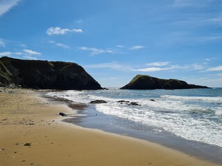 Irish Sand Beach in Summer