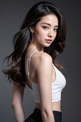 Fototapeta premium woman, beauty, fashion, model,
