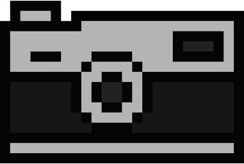 camera, pixel, pixel art, pixel camera, camera icon, camera pixel art