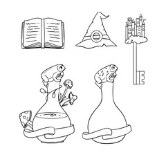 Halloween Vector Set Elements