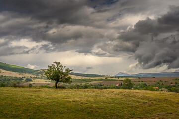 landscape with clouds